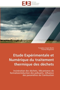 Paperback Etude expérimentale et numérique du traitement thermique des déchets [French] Book
