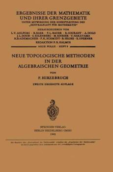 Paperback Neue Topologische Methoden in Der Algebraischen Geometrie [German] Book