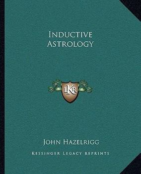 Paperback Inductive Astrology Book