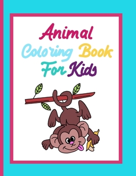 Paperback Animal coloring book for kids Book