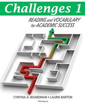 Paperback Challenges 1: Reading and Vocabulary for Academic Success Book