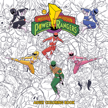 Mighty Morphin Power Rangers Adult Coloring Book