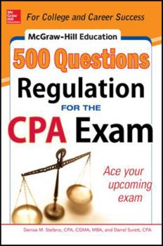 Paperback McGraw-Hill Education 500 Regulation Questions for the CPA Exam Book