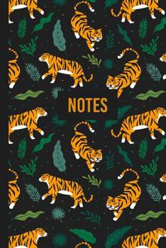 Notes: Animal Print Journal Notebook with Tiger, Giraffe and Dragon Scales Pattern Prints