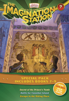 Paperback The Imagination Station Special Pack, Books 7-9: Secret of the Prince's Tomb/Battle for Cannibal Island/Escape to the Hiding Place Book