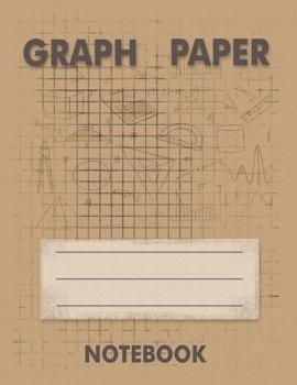 Paperback Graph Paper Notebook: Grid Paper Notebook, Quad Ruled, 100 Sheets (Large, 8.5 x 11), Grid Notebook Book