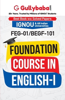 Paperback FEG-01/BEGF-101 Foundation Course in English-I Book