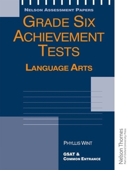 Spiral-bound Grade Six Achievement Tests Language Arts Book