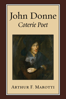 Paperback John Donne, Coterie Poet Book