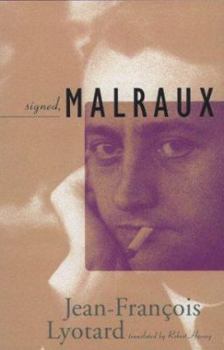 Paperback Signed, Malraux Book