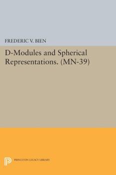 Paperback D-Modules and Spherical Representations Book