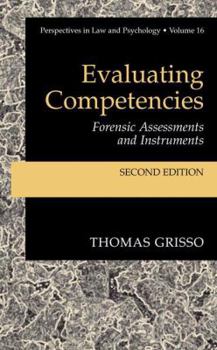 Paperback Evaluating Competencies: Forensic Assessments and Instruments Book