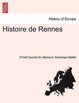 Paperback Histoire de Rennes [French] Book