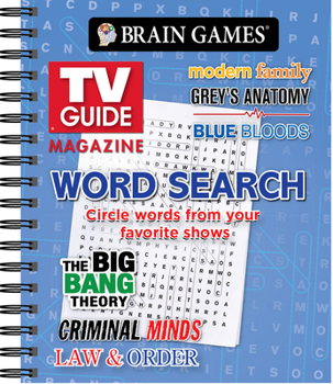 Spiral-bound Brain Games - TV Guide Magazine Word Search Book