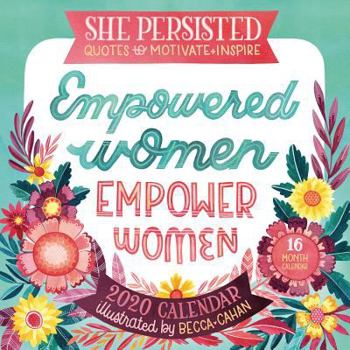 Office Product 2020 She Persisted Quotes to Motivate and Inspire 16-Month Wall Calendar: By Sellers Publishing Book