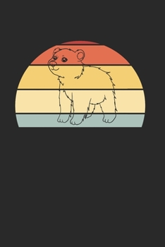 Bär Notizbuch: Bär Notizbuch für Liebhaber / Notizheft / Notizblock A5 (6x9in) Dotted Notebook / Punkteraster / 120 gepunktete Seiten (German Edition)