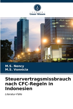 Paperback Steuervertragsmissbrauch nach CFC-Regeln in Indonesien [German] Book