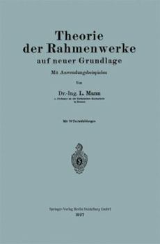 Paperback Theorie Der Rahmenwerke Auf Neuer Grundlage: Mit Anwendungsbeispielen [German] Book