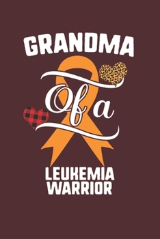 Grandma Of A Leukemia Warrior: Leukemia Awareness Leopard Buffalo Plaid Family Gift