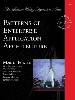 Hardcover Patterns of Enterprise Application Architecture Book