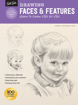 Paperback Drawing: Faces & Features: Learn to Draw Step by Step Book