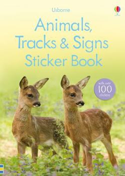 Paperback Animal Tracks and Signs Sticker Book