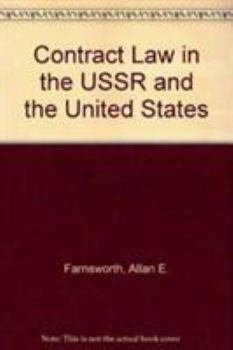 Hardcover Contract Law in the USSR and the United States Book