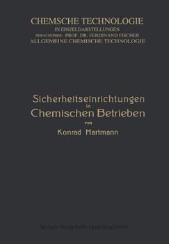 Paperback Sicherheitseinrichtungen in Chemischen Betrieben [German] Book