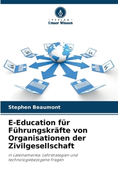 Paperback E-Education für Führungskräfte von Organisationen der Zivilgesellschaft [German] Book