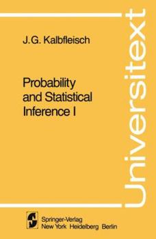 Paperback Probability and Statistical Inference I Book