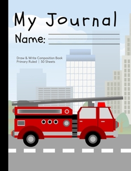 Paperback My Journal: A draw-and-write primary composition notebook for children in preschool and grades K-2; softcover, 7.5" x 9.75" (pages Book