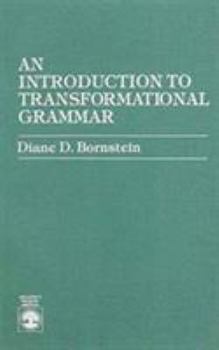 Paperback An Introduction to Transformational Grammar Book