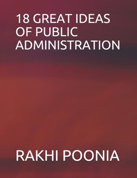 Paperback 18 Great Ideas of Public Administration Book