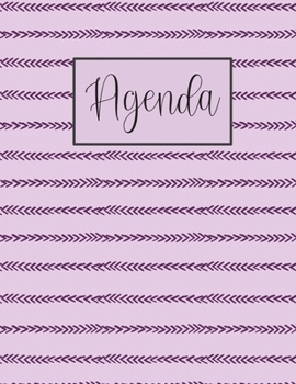 Paperback Agenda: Daily planner habit meal and password tracker log Book