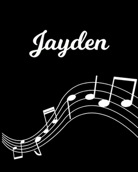 Jayden: Sheet Music Note Manuscript Notebook Paper | Personalized Custom First Name Initial J | Musician Composer Instrument Composition Book | 12 ... Guide | Create Compose & Write Creative Songs