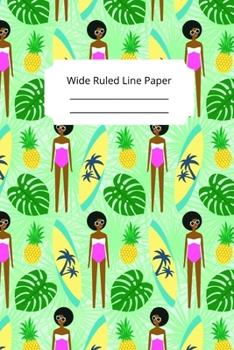Paperback African American Pride Art Theme Notebook Book