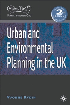 Paperback Urban and Environmental Planning in the UK Book