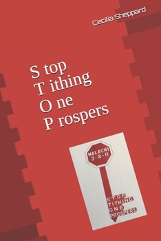 Paperback STOP TITHING ONE PROSPERS Book