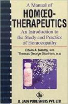 Paperback A Manual of Homoeopathic Therapeutics Book