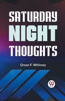 Paperback Saturday Night Thoughts Book