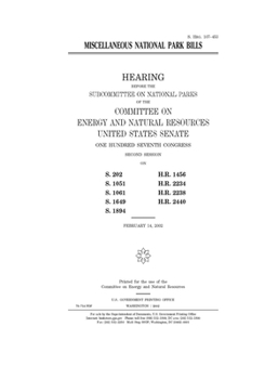 Miscellaneous national park bills