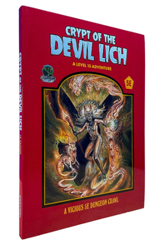 Paperback Crypt of the Devil Lich - 5e - Softcover Edition Book