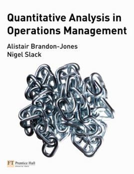 Paperback Quantitative Analysis in Operations Management Book