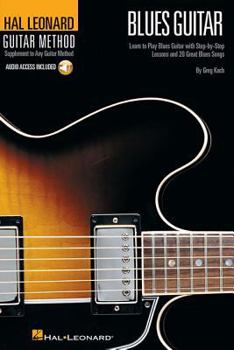 Paperback Hal Leonard Guitar Method - Blues Guitar (Book/Online Audio) [With CD] Book