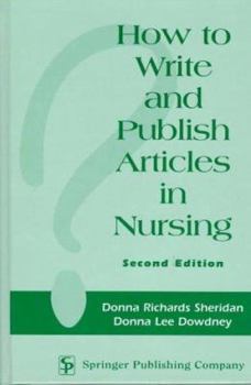 Hardcover How to Write and Publish Articles in Nursing Book