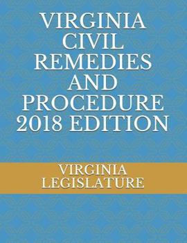 Paperback Virginia Civil Remedies and Procedure 2018 Edition Book