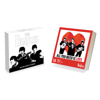 Calendar Cal 2025- The Beatles Daily Desktop Book