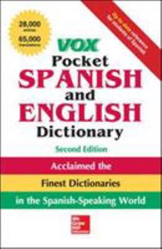 Paperback Vox Pocket Spanish and English Dictionary, 2nd Edition Book
