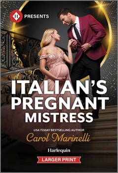 Mass Market Paperback Italian's Pregnant Mistress [Large Print] Book