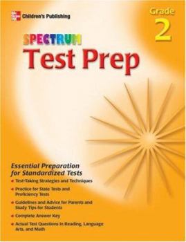 Paperback Spectrum Test Prep, Grade 2 Book